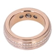 thumbnail image 3 of Smart Ring Step Tracker Bluetooth Wearable Automatic Detection Multi Functional Intelligent Ring for Health Sports Gold [Inner Diameter 0.8in], 3 of 4