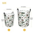 thumbnail image 3 of Cauagu Camping Caravan 2 for Laundry Basket,Collapsible Organizer Basket for Storage Bin Toy Bins Gift Baskets Bedroom Clothes Children Nursery Hamper -Medium, 3 of 7