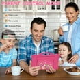 thumbnail image 4 of Android 13 Kids Tablet Toddler Tablet for Kids 10 inch Tablet, 8GB RAM+64GB ROM Tableta for Boys Girls, 10.1" IPS Safety Eye Protection Screen Parental Control APP, Pink, 4 of 7