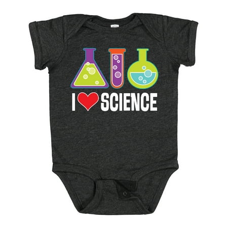 

Inktastic I Love Science Chemistry Teacher Gift Baby Boy or Baby Girl Bodysuit
