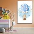 thumbnail image 2 of Cuadro Canva Listo Para Colgar Tipo Galería Jirafa En Globo 60X90 cm Pixtreats, 2 of 4