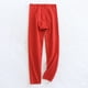 thumbnail image 1 of Pantalones de dormir de color liso a la moda para hombre, pantalones cortos holgados, pijamas largos, pijamas de poliéster para hombre., 1 of 3