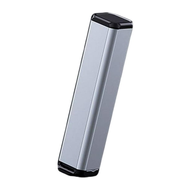 Soporte para teléfono para viajes en avión, elementos esenciales de viaje, portátil, flexible, rotación, fácil de usar. Plata