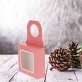 thumbnail image 4 of WEUVEB 25Ud Caja Colgante Rosa Para Botella De Vino Con Ventana Para Almacenamiento Decorativo, 4 of 8