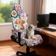 thumbnail image 2 of Uorisanigo Boho Mandala Gaming Chair Covers Slipcovers Highland Cow Racing Gaming Chair Protector with Armrest Cover Washable Rotating Armchair Covers for Office, 2 of 8