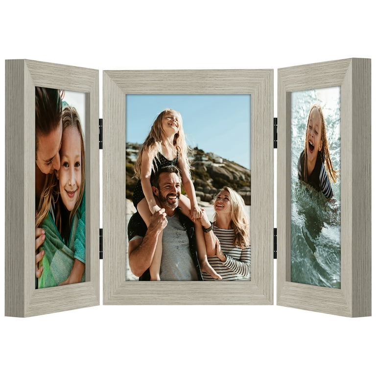 Americanflat 8x20 Collage Picture Frame, Four 4x6 Picture Displays