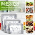 thumbnail image 3 of 30PCS YUSUIYI Reusable Aluminum Foil Storage Ziploc Freezer Bags,Thicken Stand Up Vacuum Zipper Pouches with Label and Zip Lock for Vegetable Fruit Meat, 3 of 7
