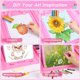 thumbnail image 3 of Kit de suministros de arte PENCCOR de 208 piezas con caballete para niños, 3 of 9