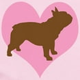 thumbnail image 2 of CafePress - French Bulldog & Heart Infant Bodysuit - Baby Light Bodysuit, Size Newborn - 24 Months, 2 of 4
