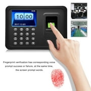 2.4" TFT Fingerprint Time Attendance Clock Employee Payroll Recorder Company