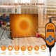 thumbnail image 3 of Calentador digital LED para gallinero, panel de calor radiante de 120 W, calentador de aves de corral de temperatura constante, calentador de invierno para pollos, 4 formas de uso, calentador interior, 3 of 8