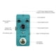 thumbnail image 5 of Efector de instrumentos Pedal de efecto de coro clásico analógico de guitarra M-VAVE CHORUS True Bypass carcasa de Metal completo, Control de volumen/profundidad/velocidad de coro M-Vave Efector de instrumentos, 5 of 6
