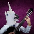 thumbnail image 6 of Skeleteen Unicorn Head Costume Accessory - Realistic White and Pink Animal Unicorn Horse Head for All Ages, 6 of 10