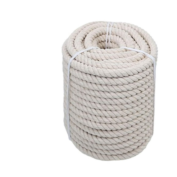 Rongfmy Corde en Coton Corde d'Artisanat en Coton pour Hamac Corde Panier Fabrication Décoration Intérieure 20mm