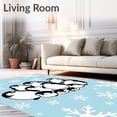 thumbnail image 2 of ODIKA 2'x3' Machine Washable Non-Slip Area Rug, Flipper Friends Doorway with Huddle Formation High Traffic Rug, Blue, 670832, 2 of 7