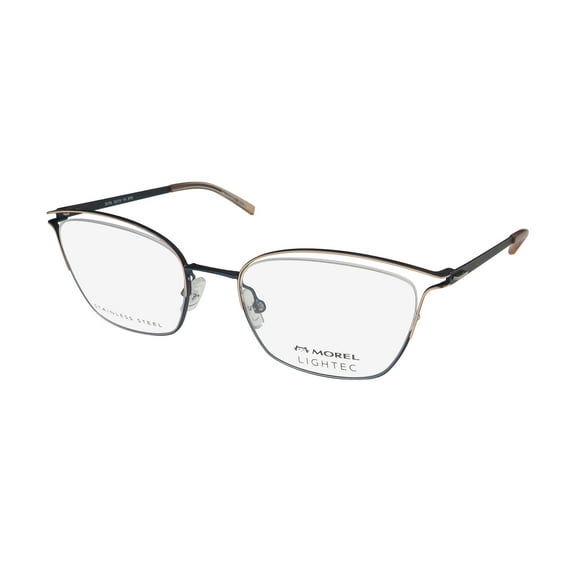 LIGHTEC 30176L CAT EYE SHAPED LENSES MADE IN FRANCE RARE EYEGLASS FRAME/EYEWEAR