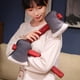 thumbnail image 5 of Juguete de hacha de peluche Soft Simulation Prop | Hacha de peluche marrón realista para cosplay, juegos de rol, fiestas de disfraces | Material seguro y duradero | 15,7 pulgadas de longitud | 1, 5 of 5