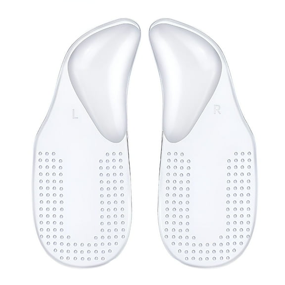 TELOLY Arch Support Plantar Fasciitis Insoles For Women & Men Adhesive Foot Arch Inserts For Flat Feet Heel Support Cushion For Feet And Pressure