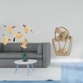 thumbnail image 2 of Arte de pared de pájaros de madera,Pájaros de madera para decorar la pared,regalos para el hogar,Adorno decorativo de pared de madera con pájaros voladores,Estatua abstracta,Estatua, 2 of 8