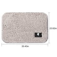 thumbnail image 3 of Non Slip Bathroom Tub Shower Absorbent Bath Mats Rugs Thick Microfiber Fluffy Floor Carpets, 3 of 6