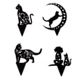 thumbnail image 2 of Toystoory Estacas de jardín decorativas para gatos, estaca de silueta de gato negro, adornos de jardín llamativos impermeables Decoración del hogar No. 4 Toystoory HA039897-04, 2 of 6