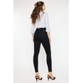 thumbnail image 4 of Kancan - Women's High Rise Button Fly Distressed Super Skinny Jeans - kc7273, 4 of 10
