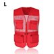 thumbnail image 5 of Neries Chaqueta de pesca de verano con bolsillos delanteros Tamaño múltiple CHEIST CHAIST CHAISTWEAT OUTERWAR VESTIDOS OUTE JUEGOS ACCESORIOS RED / L Scienceny OD003201-01, 5 of 7