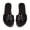 Black, variant on Women's Platform Slide Sandals Thick Sole Open Toe Slip-On Beach Shoes Casual Comfortable Flats Summer Footwear Lightweight Cushioned Sandals for Outdoor Walking & Vacation