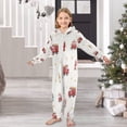 thumbnail image 5 of Soft Big Kids Onesie Pajamas Cozy Loose-Fit Jumpsuits for kids with Pockets for Christmas Lounge & Play Red Fire Trucks Pattern, 5 of 6