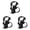 A 3PCS, variant on Bike Flashlight Holder Universal Flashlight Mount Holder 360 Rotation Mount Bicycle Mounting Bracket Flashlight Holder Torch Clip For Cycling Riding