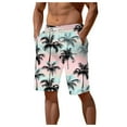thumbnail image 1 of FhsagQ Mens Board Shorts 7 Inch Inseam 4th of July Male Summer Digital 3D Printed Shorts Elasticated Waisted Beach Pants Mens Printed Board Shorts 4th of July Light Blue XXL, 1 of 5
