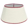 thumbnail image 1 of Holiday Time Plaid Stand Band™ Tree Stand Collar, White Boucle, 1 of 7