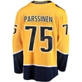 thumbnail image 3 of Men's Fanatics Juuso Parssinen Gold Nashville Predators Home Breakaway Jersey, 3 of 3