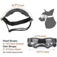 thumbnail image 5 of Dog Glasses, Dog Goggles UV Protection Dog Sunglasses Windproof Anti-Fog Dustproof Puppy Glasses for Outdoor Riding Driving, 5 of 5