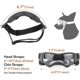 thumbnail image 5 of Dog Glasses, Dog Goggles UV Protection Dog Sunglasses Windproof Anti-Fog Dustproof Puppy Glasses for Outdoor Riding Driving, 5 of 5