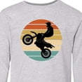 thumbnail image 4 of Inktastic Dirt Biking Motocross Retro Long Sleeve Youth T-Shirt, 4 of 5
