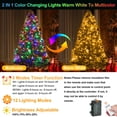 thumbnail image 3 of Cadena de luces VTECHOLOGY con batería para exteriores, 10 m, 100 LED, IP65, 3 of 9