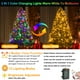 thumbnail image 3 of Cadena de luces VTECHOLOGY con batería para exteriores, 10 m, 100 LED, IP65, 3 of 9
