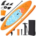 thumbnail image 6 of Naipo Inflatable Paddle Board 10ft Surf Orange Stand Up Paddle Board Full SUP Accessories 6in Thick 330 lbs Capacity for All Skill Levels, 6 of 14