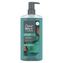 Dove Men Care Moisturizing Body Wash for Men Eucalyptus   Cedar Oil Plant-Based Cleanser, 26 fl oz