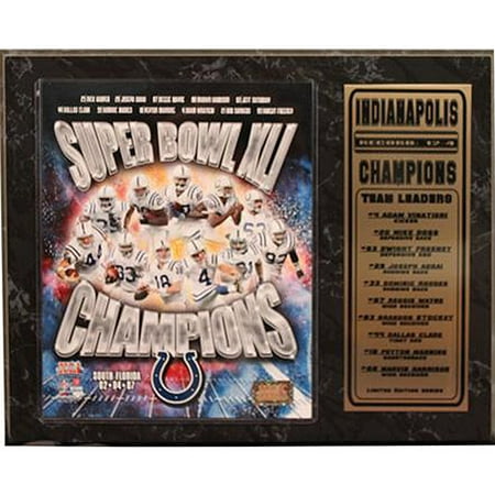 - NFL Indianapolis Colts Stat Plaque, 12x15