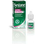 Systane Ultra Lubricant Eye Drops Fast Acting Eye Relief, 0.33oz, 5-Pack