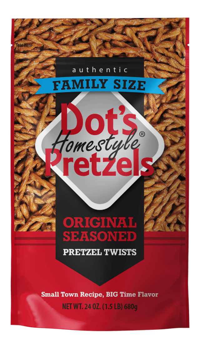 Dot's Homestyle Pretzels Original Seasoned Pretzel Twists, 24 oz