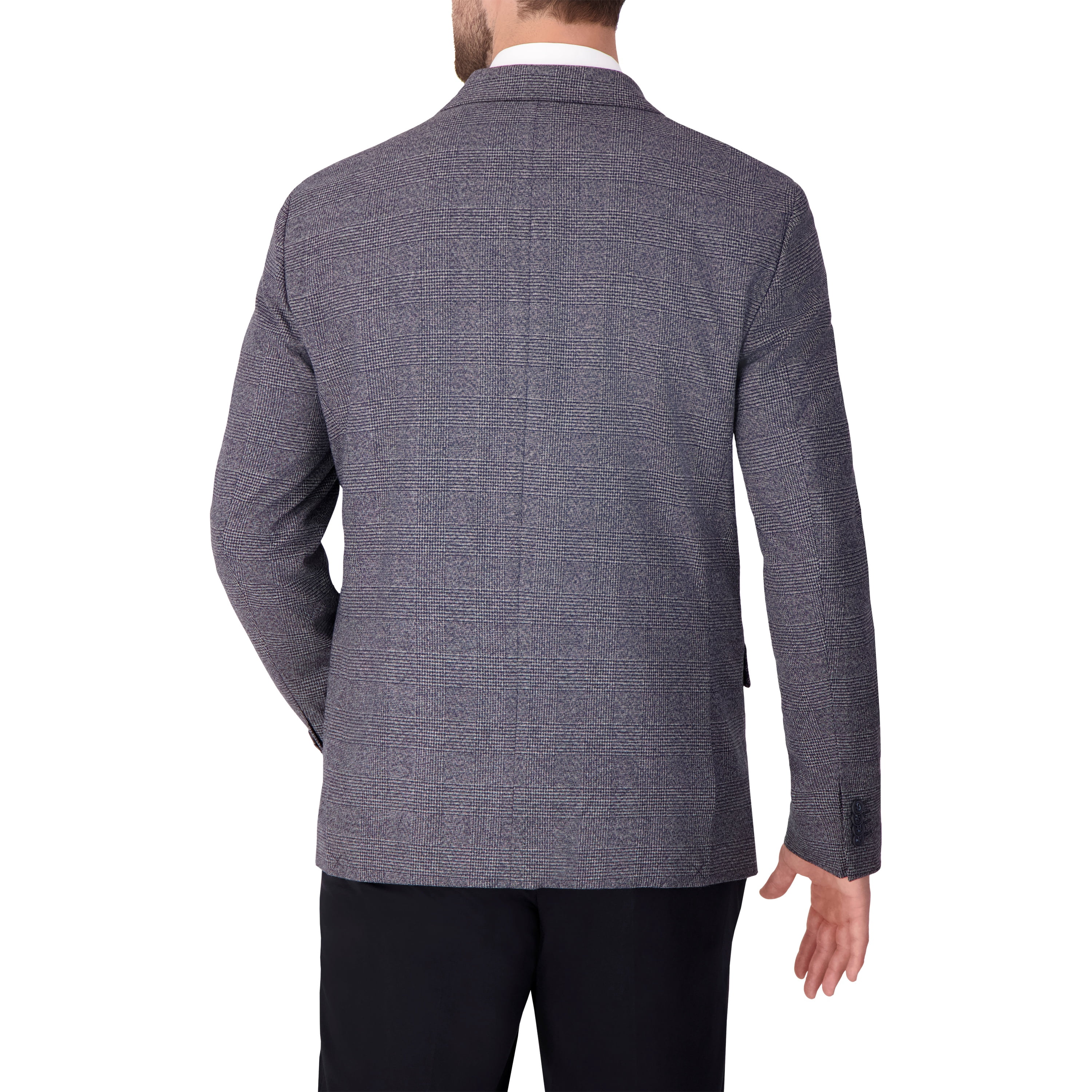 Report Collection Single Breast Full Lined Flat Pocket Woven Men's Jacket