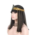 thumbnail image 1 of Peluca para cosplay, pelo sintético de Cleopatra, disfraz de anime para Halloween, 1 of 4