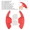 thumbnail image 2 of Extension de Volant pour Audi A3 A4 A5 A6 A8 Aluminium Rouge, 2 of 13