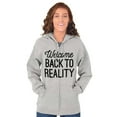 thumbnail image 4 of Welcome Back Reality Attitude Gym Zip Up Hoodie Men's Women's Brisco Brands X, 4 of 6