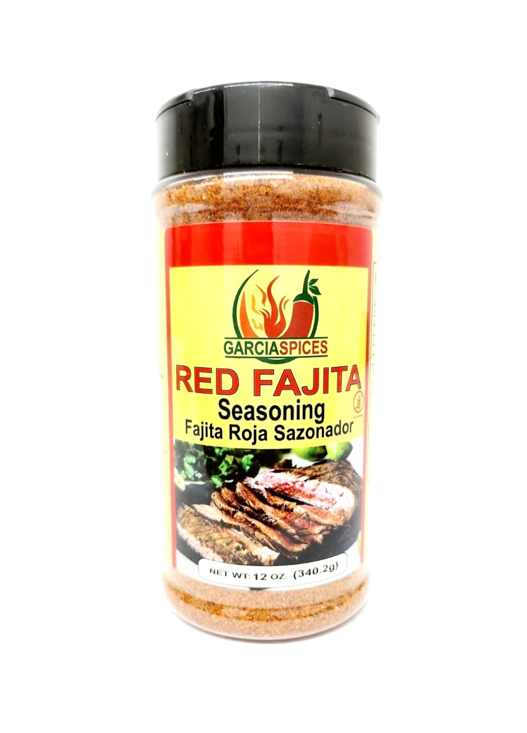 Red Fajita Seasoning Sazonador Rojo Para Fajitas 12 oz Garcia