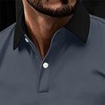 thumbnail image 3 of Guluxicc Men's Henley Shirts Pullover Long Sleeve Golf Shirts for Business Casual Office Everyday Fall Winter Shirts, 3 of 5