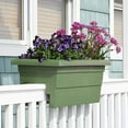 thumbnail image 5 of Root & Vessel Countryside Railing Planter, Sage, 16", 5 of 5